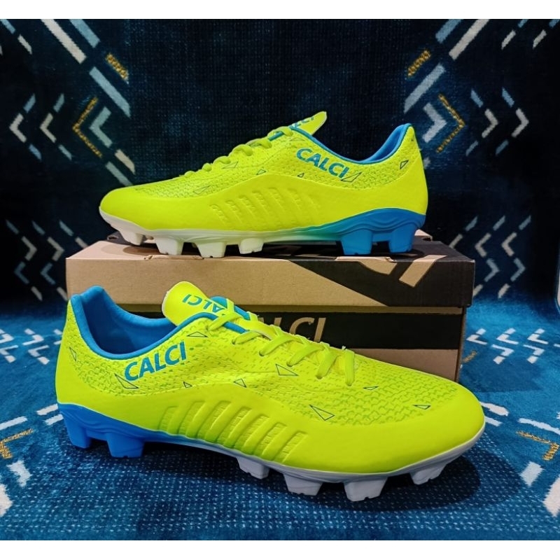 Sepatu Bola CALCI BASILISK FG neon