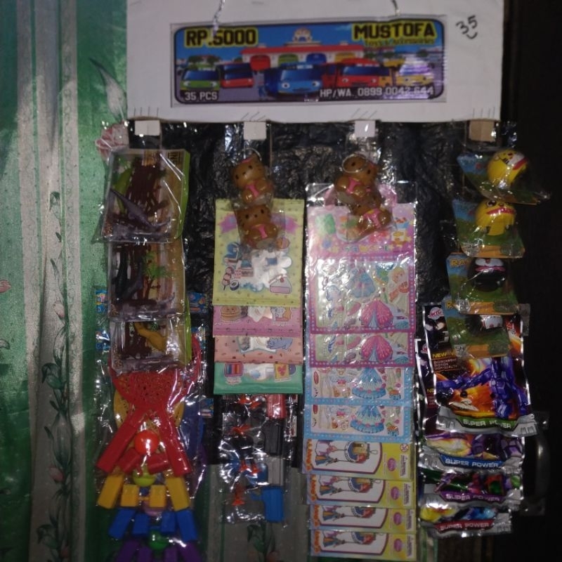 mainan renteng serba 5000 an (35pcs)