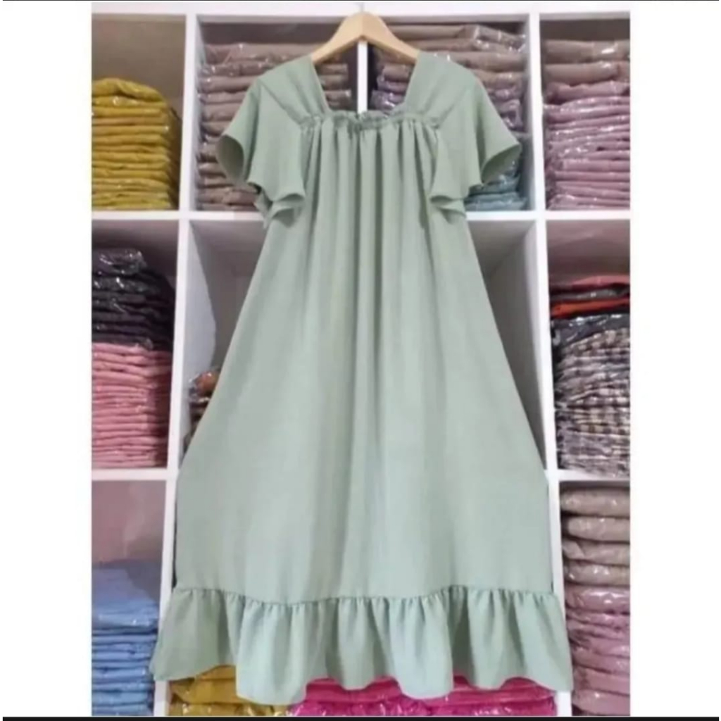 Baju Santai Kekinian Fuji Crinkle Airflow Daster Terbaru dan Terlaris