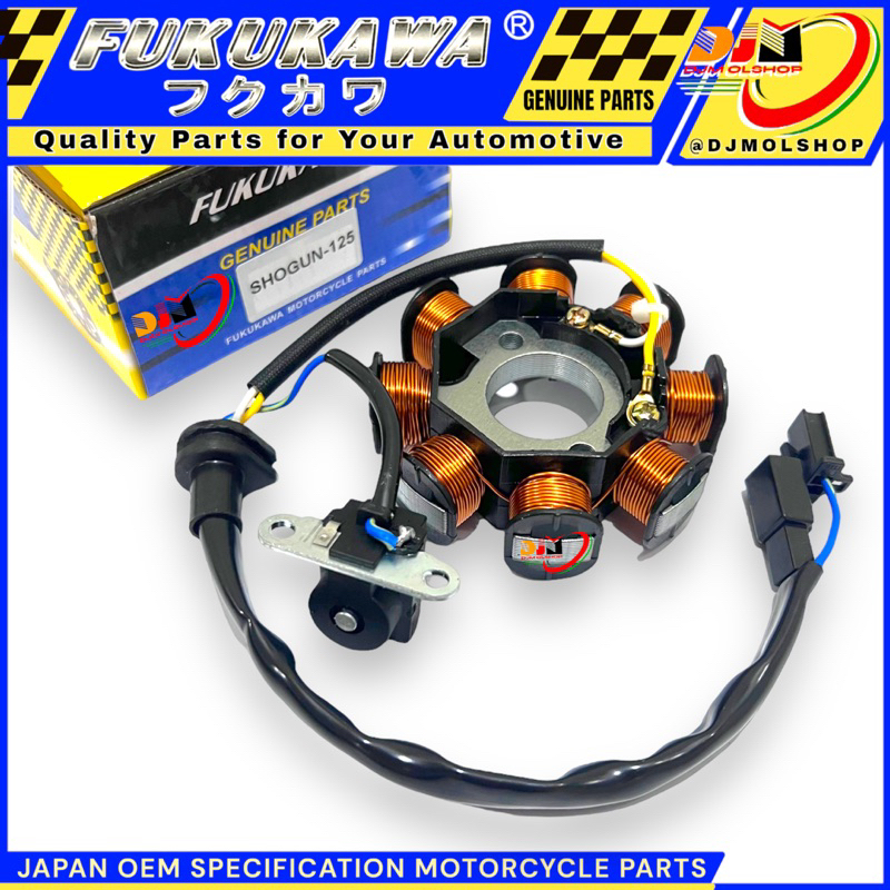 Spull Pengapian + Pulser Motor Suzuki Shogun 125 Arashi Original Fukukawa