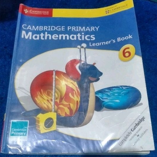 Buku Cambridge Primary Mathematics 6 Learners Bosok