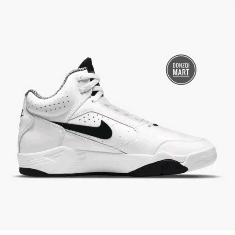 Nike Air Flight Lite Mid Mens Sneakers Shoes - White/Black