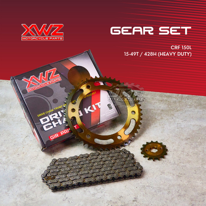 GEAR GIR SET GOLD XWZ PAKET CRF 150L
