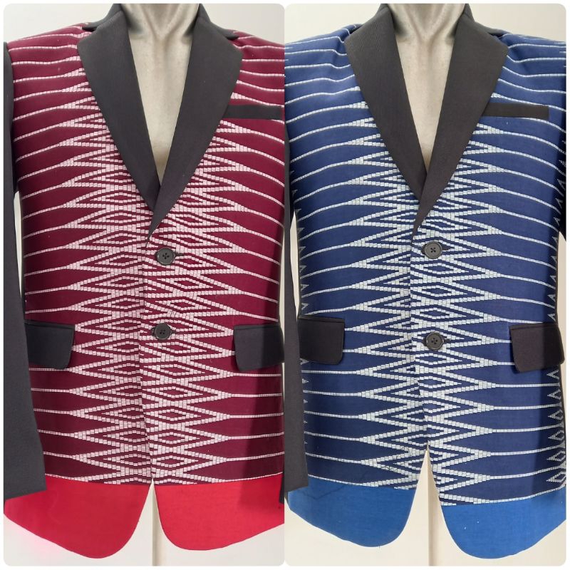 Jas ulos / Jas batik motif Ulos Sumatera / Jas Pria / jas formal ulos / jas ulos formal