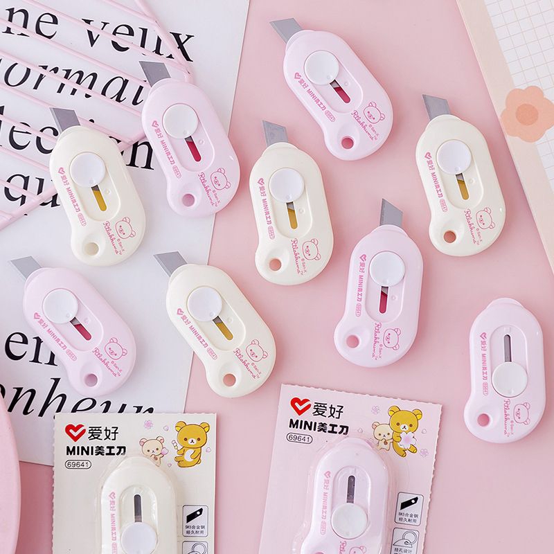 

Mini Cutter / Pisau Import model Rilakkuma #ST022 / Alat Tulis Sekolah