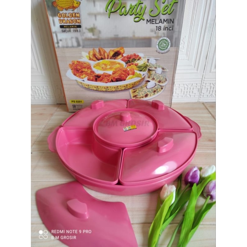 Prasmanan party set melamin 18 inch ps-0201