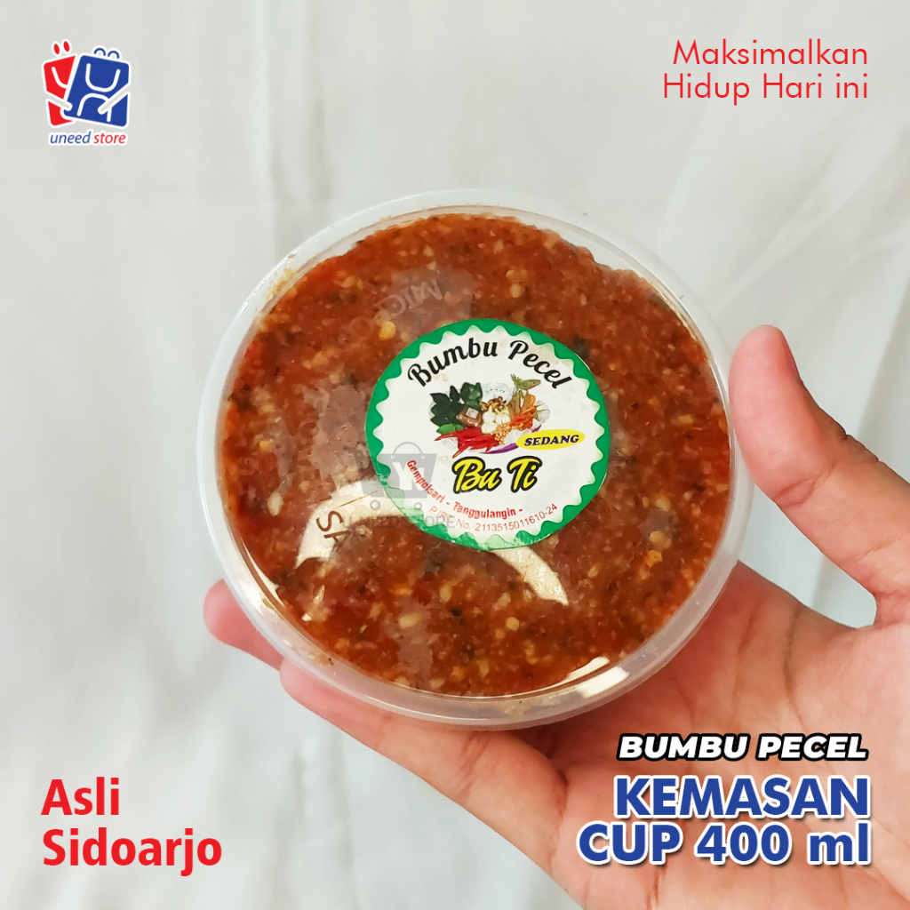 

Bumbu Pecel Siap Olah Khas Sidoarjo / Bumbu Pecel Bu Ti / Bumbu Pecel Enak dan Murah