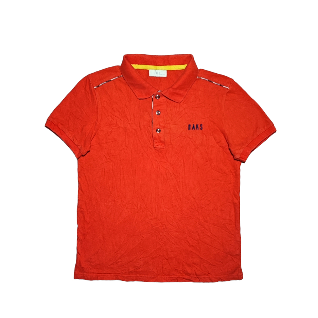 Kaos Polo Wanita DAKS GOLF Orange Size XS Short Sleev Branded Preloved