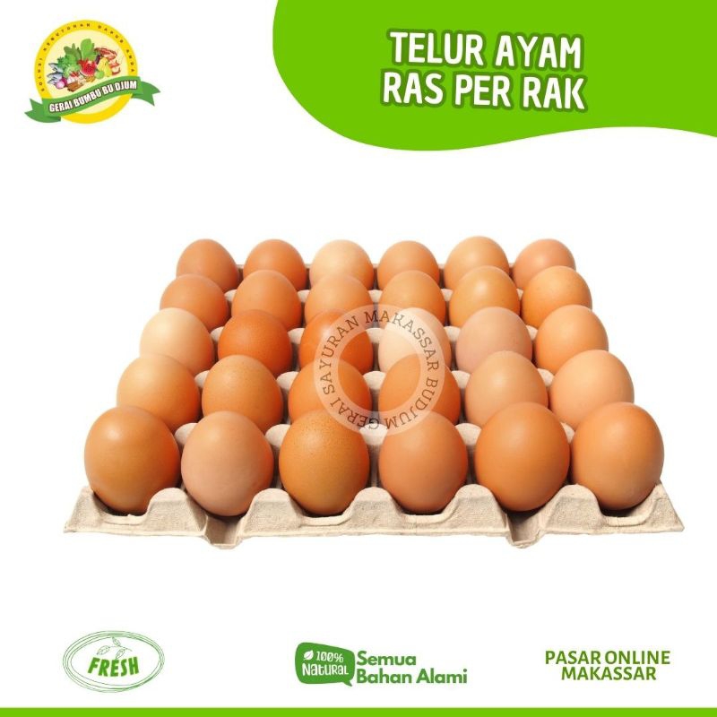 

TELUR AYAM RAS PER RAK Pasar Online Makassar