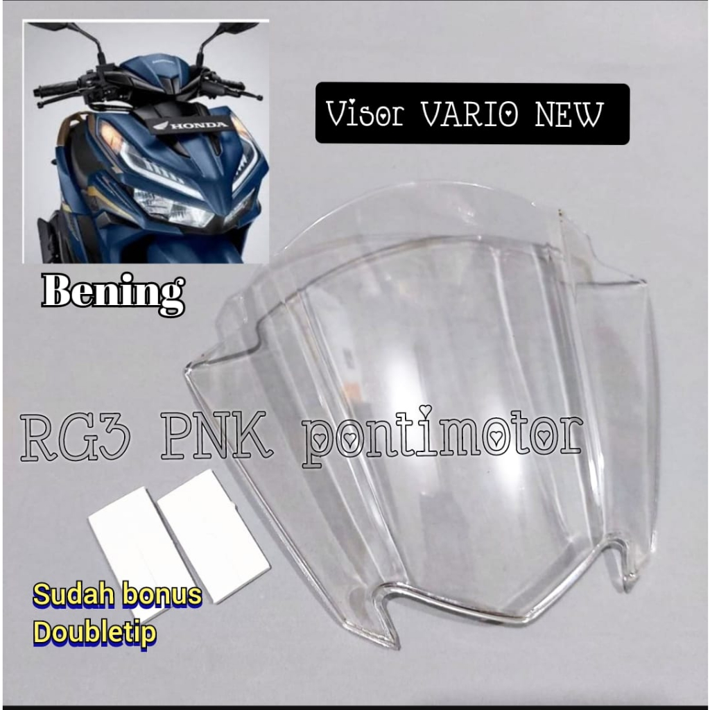 Visor Windshield VARIO 125 NEW ISS 2022-2023 bening
