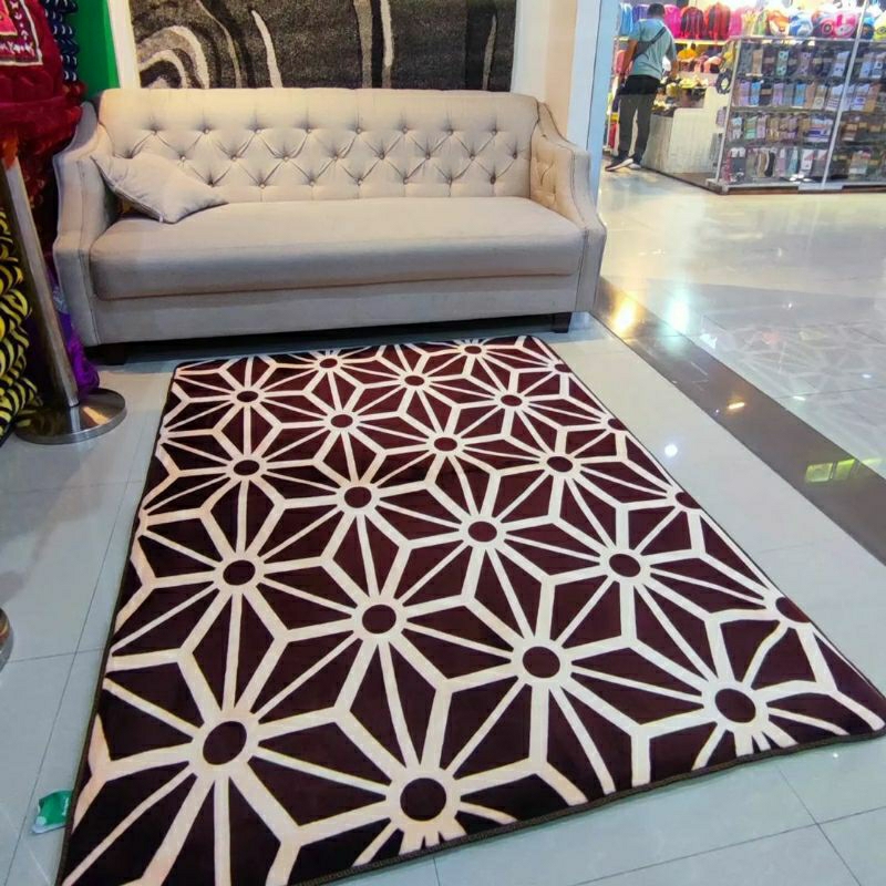 Karpet malaysia Arizona 140 x 190 cm - Motif minimalis - Motif Aesthetic - karpet tebal - karpet emp
