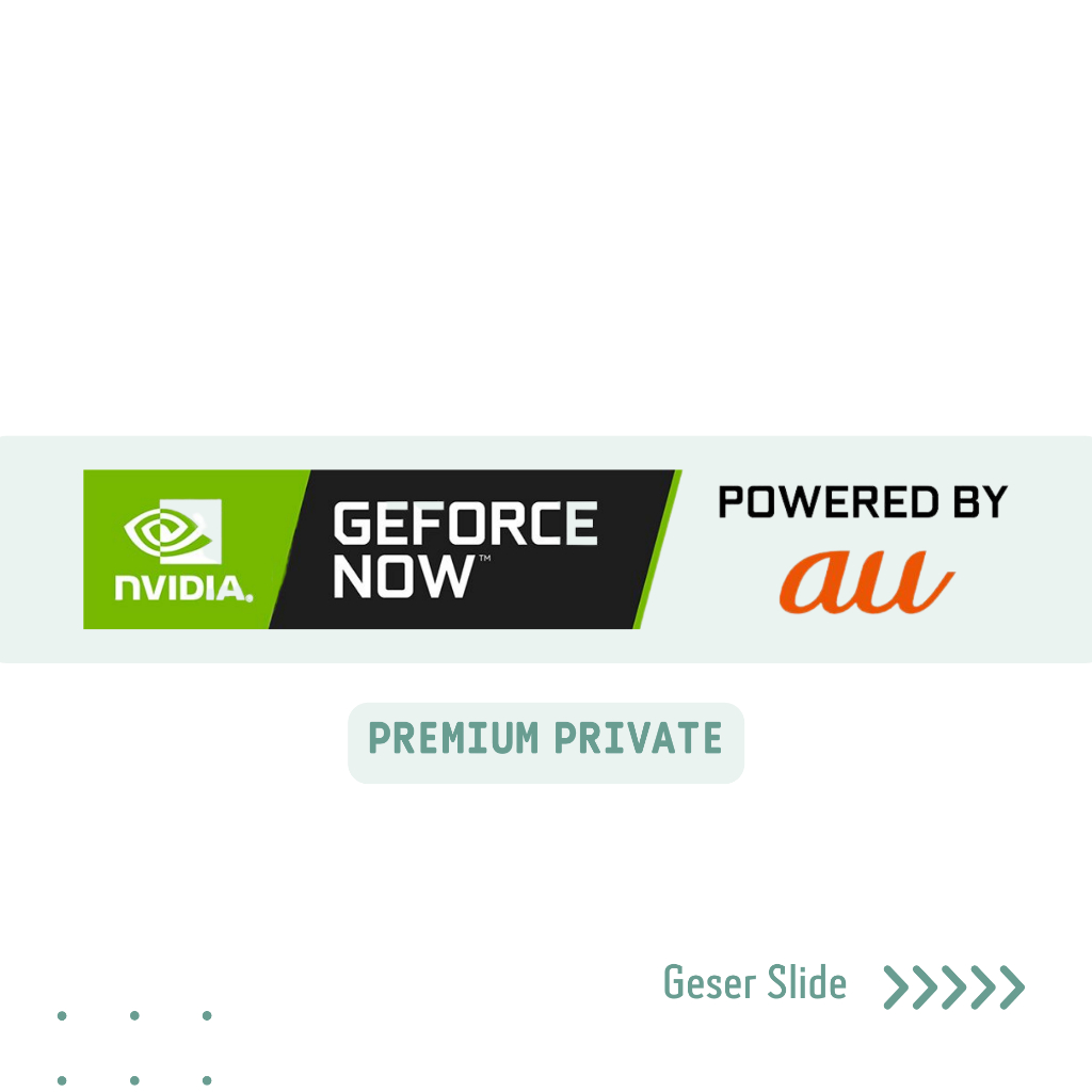 Cloud Gaming GeForce Now Japan AU Premium Promo