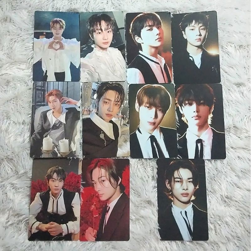 Photocard Enhypen Sunoo Jungwon Sunghoon Ni-ki Dark Blood Half Full New Selca Weverse Konsep