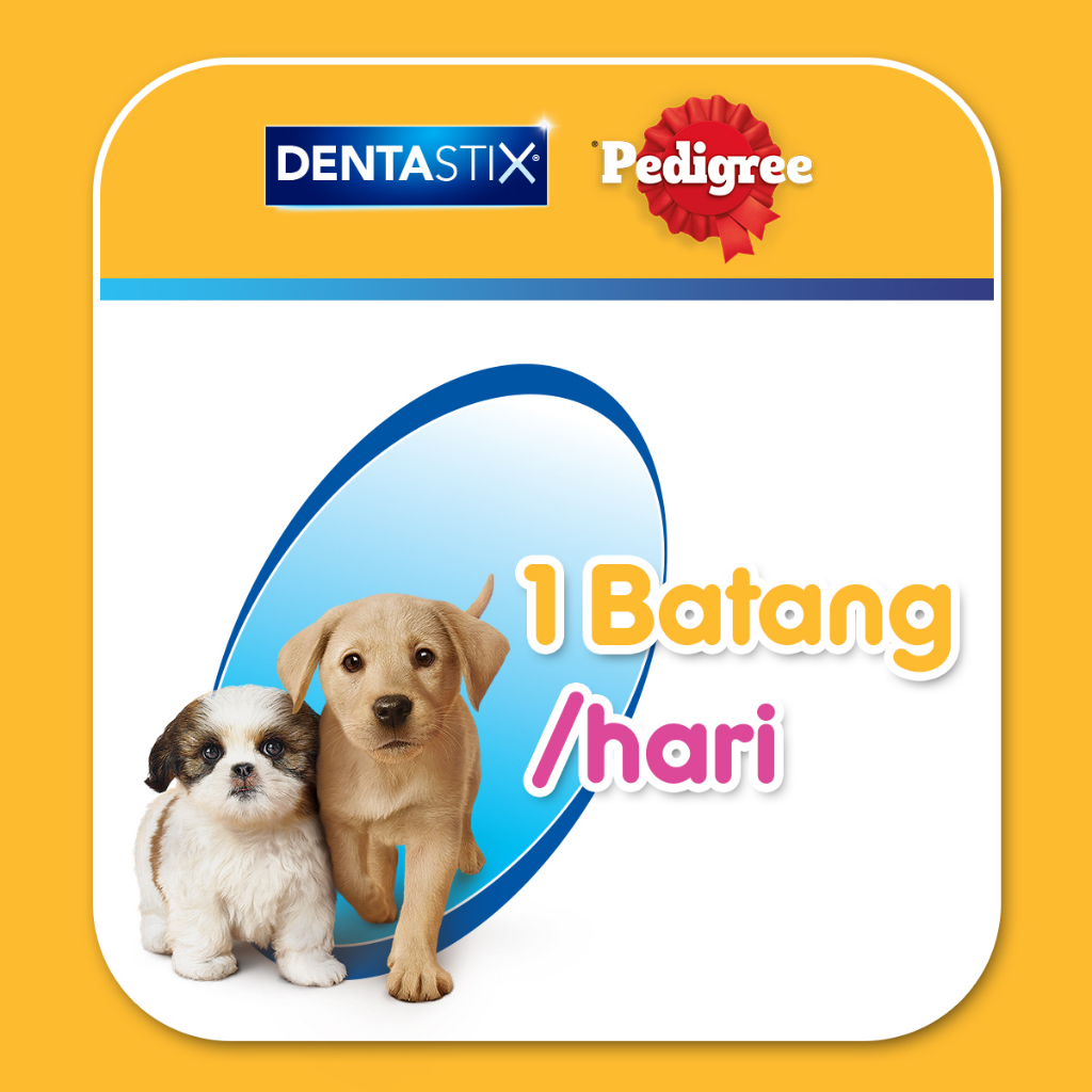 Pedigree Dentastix Snack Anjing Puppy 56 gr - Isi 2 Image 4