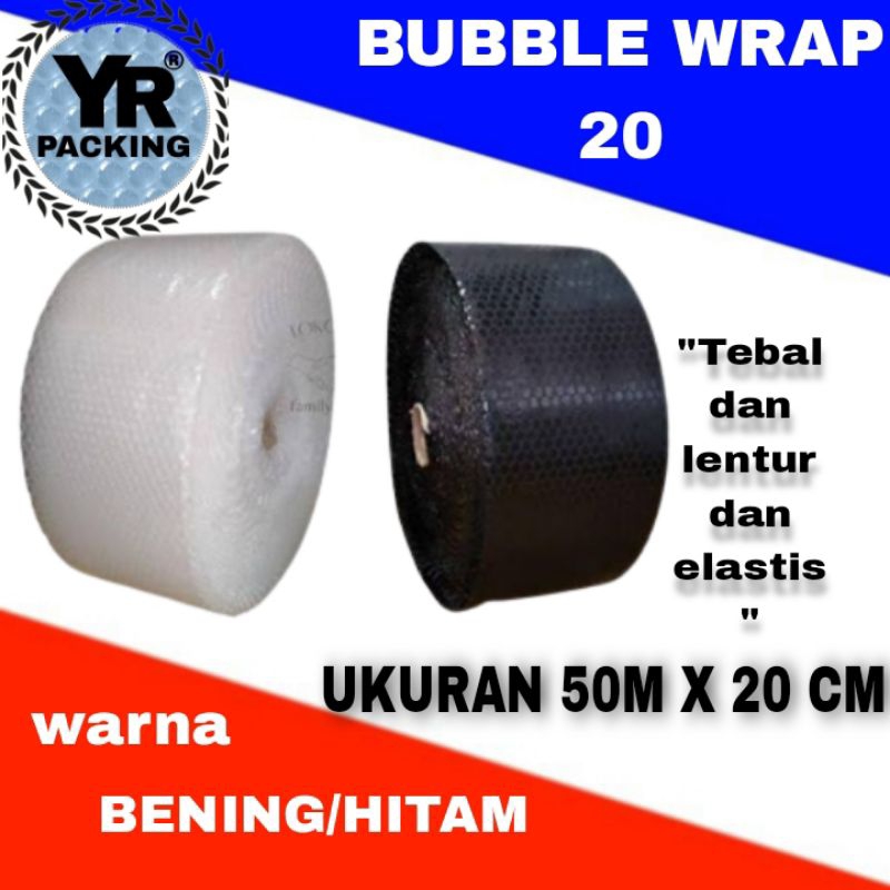 

Bubble wrap (50Mx20cm) Tebal dan ekonomis kuat dan elastis murah bandung