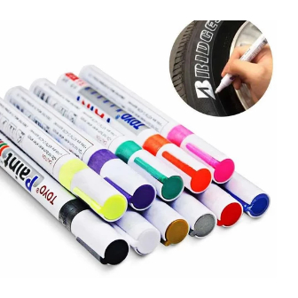 

TERLARIS !!! Spidol Ban TOYO Permanent Paint Marker Pen Cat Pulpen Warna Ban Mobil Motor Permanent Waterproof