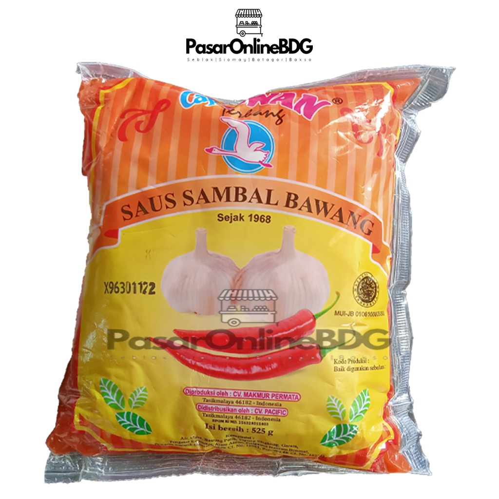 

Saus Sambal Bawang Cap Swan Kemasan 525G
