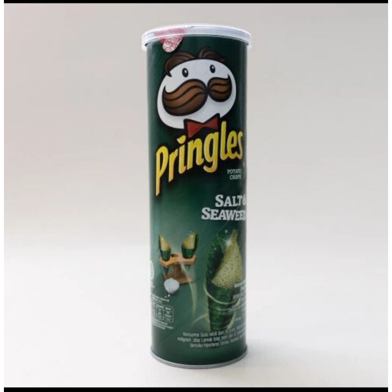 Pringles Keripik Kentang Potato Chips Salt and Seaweed 107 gram