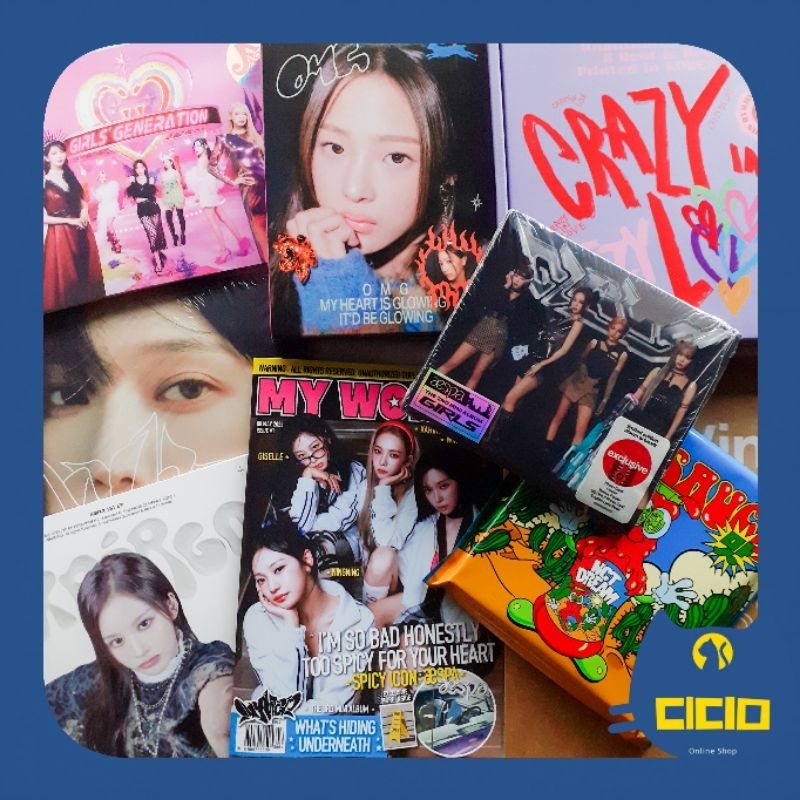 [SALE] ALBUM ONLY AESPA NEWJEANS ITZY NMIXX SNSD NCT DREAM