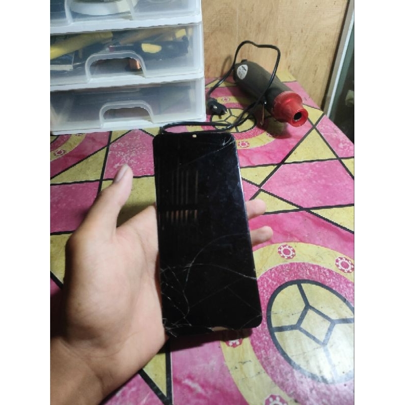 LCD Vivo Y15s ORI COPOTAN MINUS RETAK