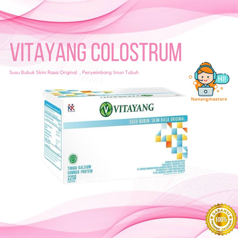 

Vitayang Susu Skim Bubuk Pendongkrak Sistim Imun