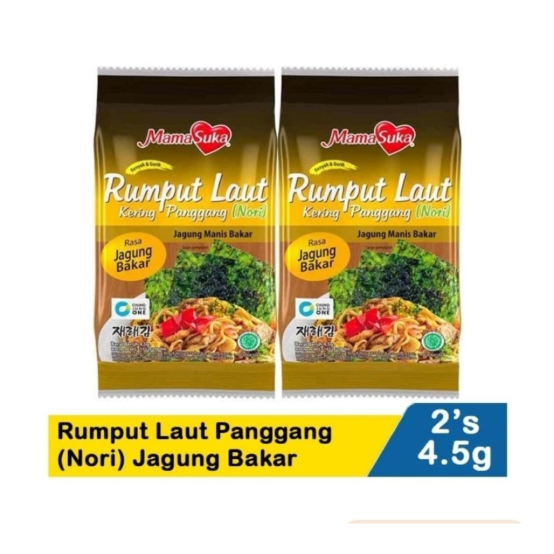 

MAMASUKA RUMPUT LAUT PANGGANG(NORI) isi 2 [4.5 gram]