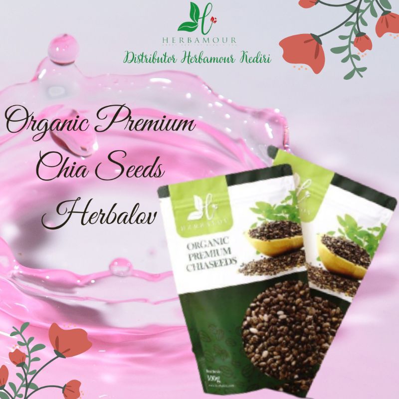 

Organic Premium Chia Seeds Herbalov/Biji Chia Seeds Organik