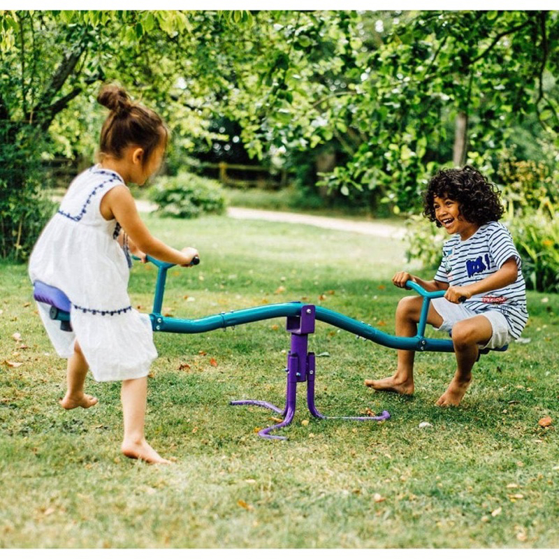 PREMIUM BONUS BOLA KARET JUNGKAT JUNGKIT BESI SEESAW PLAYGROUND OUTDOOR INDOOR ANAK HANDLE COLORFUL 