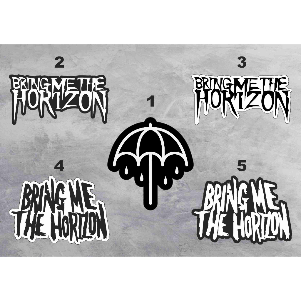 

STICKER BAND BMTH - STICKER AESTHETIC, LOGO BRAND, LAPTOP TUMBLER, CASE HP, HELM, MOTOR - VOL10