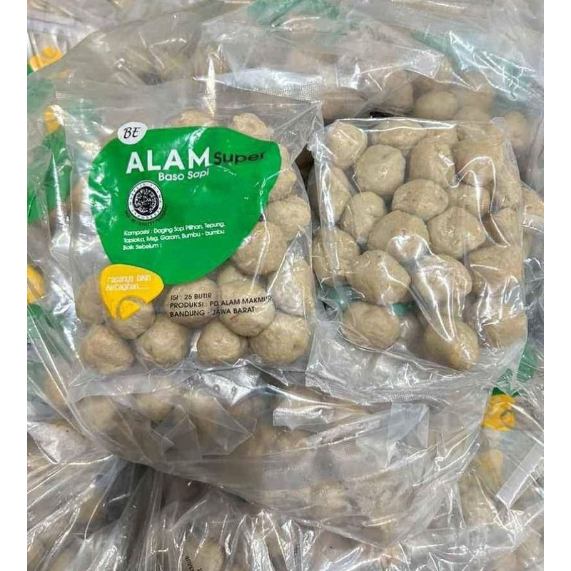 

Frozen bandung | Bakso alam isi 25butir