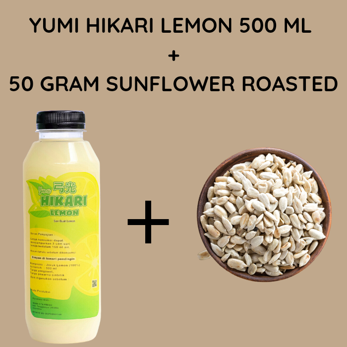 

SUNFLOWER SEED ROASTED/BUNGA MATAHARI OVEN/ SARI LEMON BPOM 500 ML DIET DETOX PELANGSING