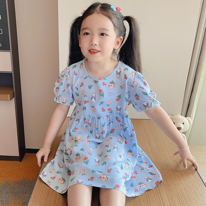 FANCY- piyama Dress anak/Dress anak perempuan//dress couple baju tidur/KATUN PREMIUM-piyama dress de