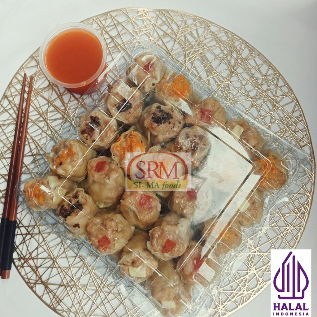 

Terenak Dimsum Ayam Mix Halal Frozen isi 100 Plus Saos Dimsum Harga Pabrik