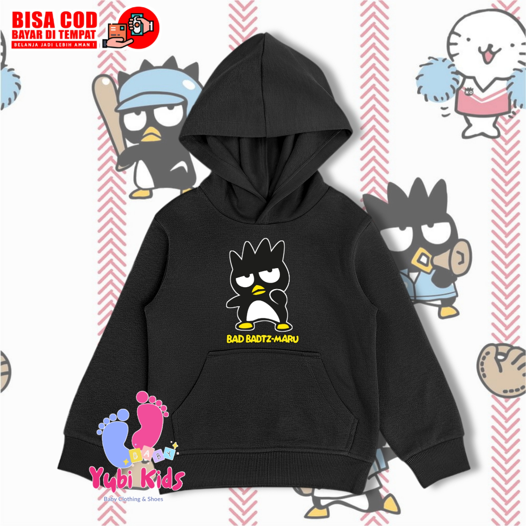 Jaket Hoodie Anak Bad Badtz Maru / Sweater Hoodie Anak Bad Badtz Maru Sanrio