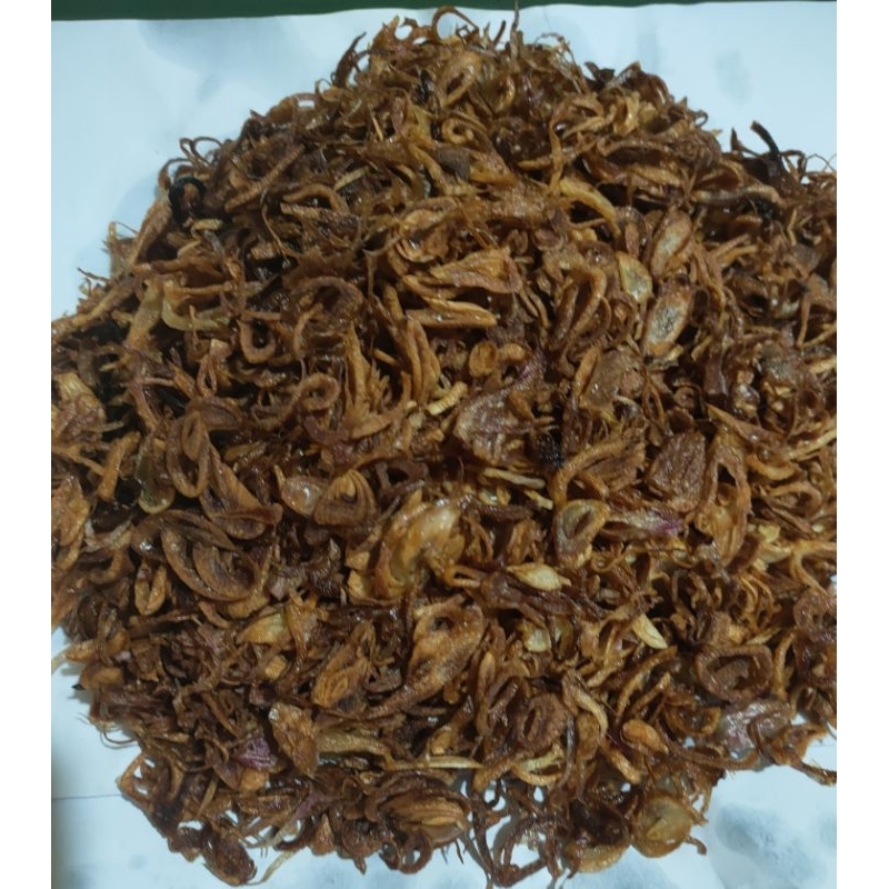 

bawang goreng merah ,super renyah ,garing,1 ons MADE HIOME