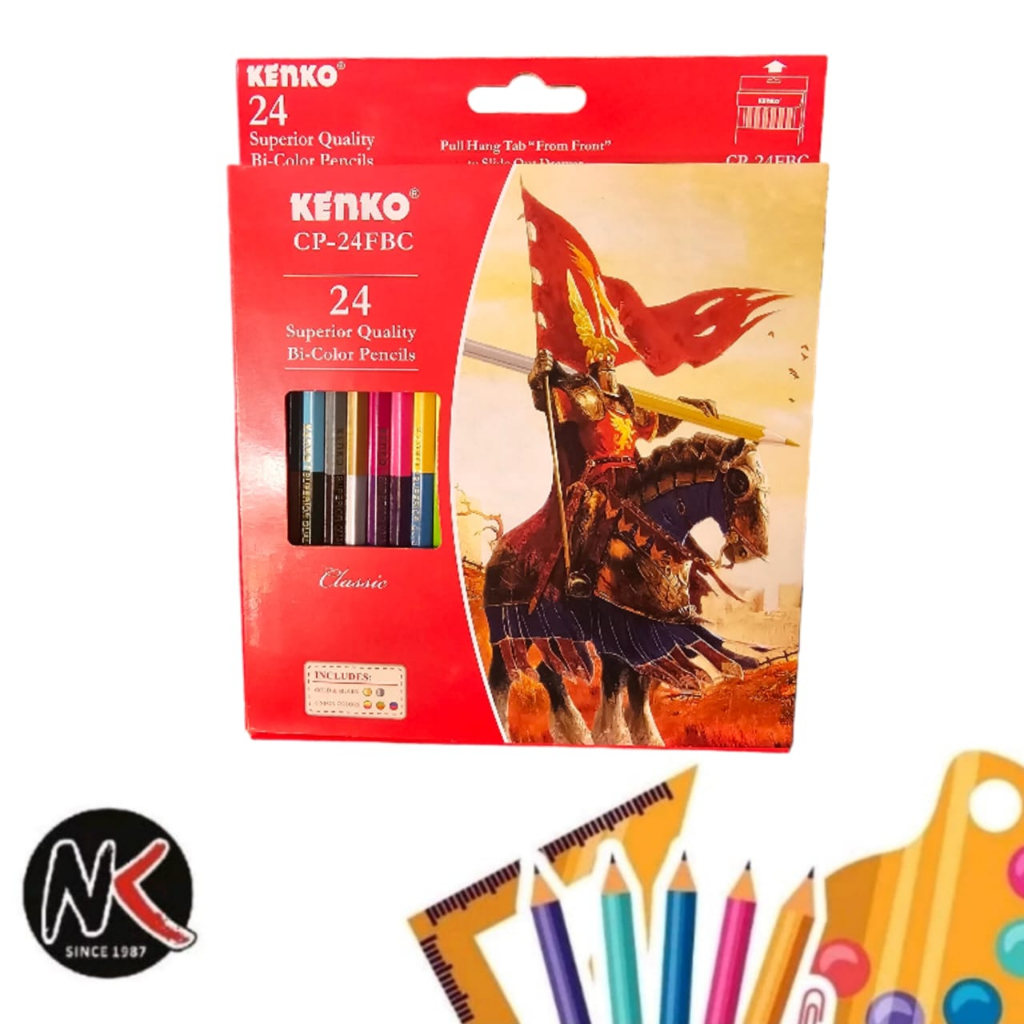

Pensil Warna/Color Pencil/Colour Pencil Kenko 24 Warna CP-24FBC