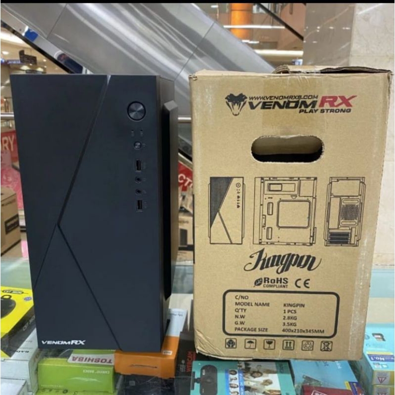 CASING VENOMRX KINGPIN + PSU 300 WATT