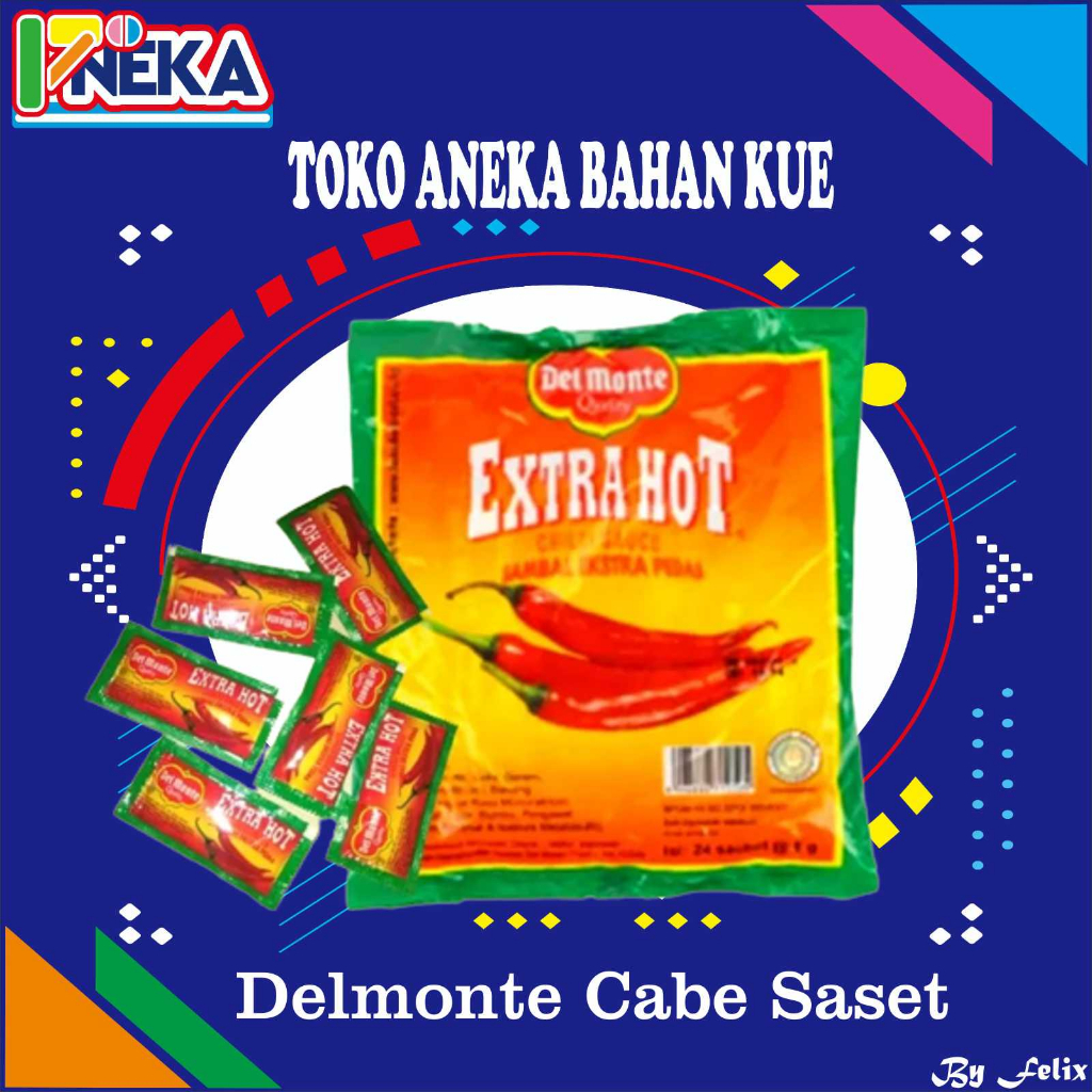 

Delmonte Saus Sambal Ekstra Pedas Sachet 24pcs