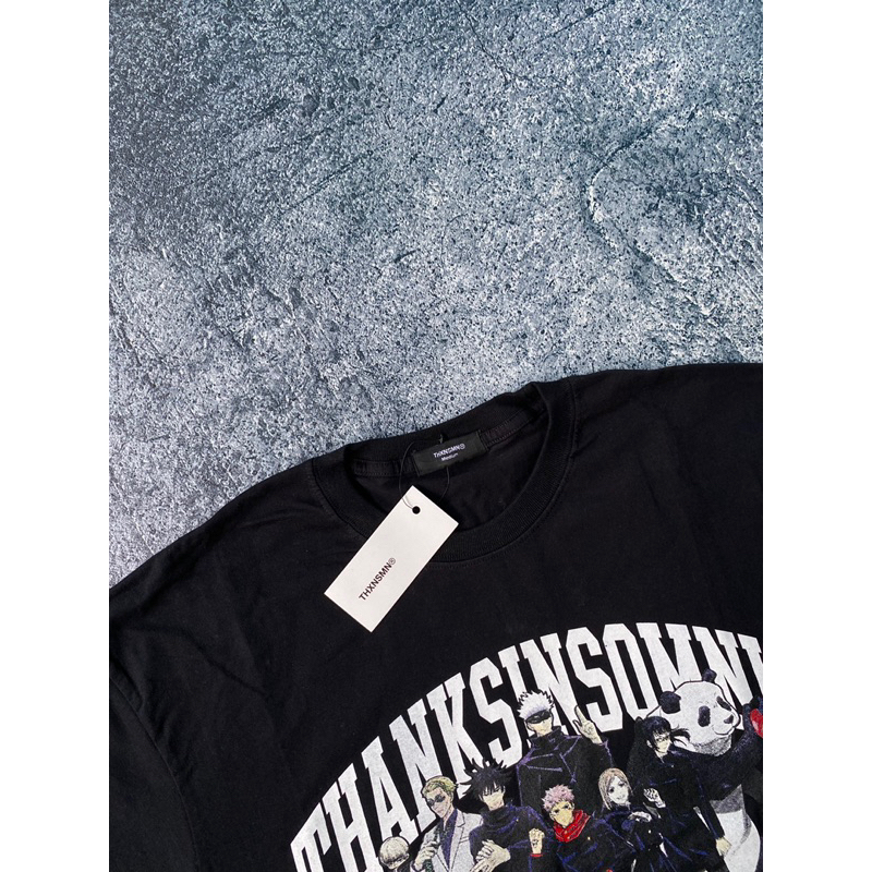 T-shirt Jujutsu Kaisen x Thanksinsomnia "Jujutsu Gruska" Black Unisex