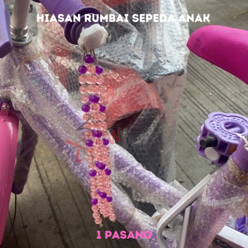 Hiasan Rumbai Sepeda Anak | Aksesoris Sepeda Anak