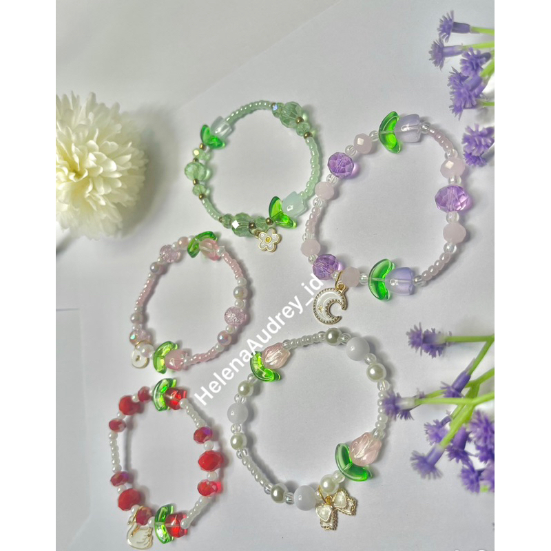 GELANG Mellisa CUTE/mellisa pearl bracelet/gelang korea