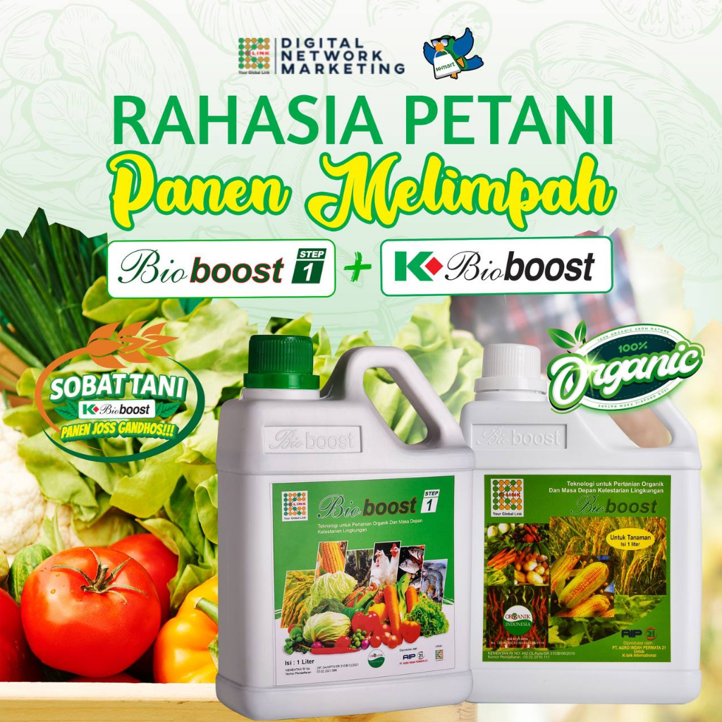 Pupuk Organik Pertanian Cair Bioboost original
