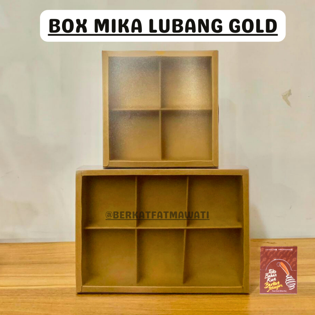

BOX / DUS / KOTAK / BOX MIKA LUBANG COKLAT /BOX KUE LUBANG COKLAT/ PCS
