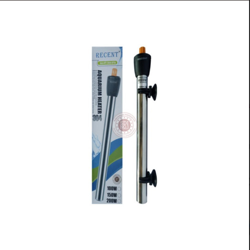 Heater Aquarium Kolam Stainless Ikan koi Koki Louhan Arwana 25w 50w 75w 100w