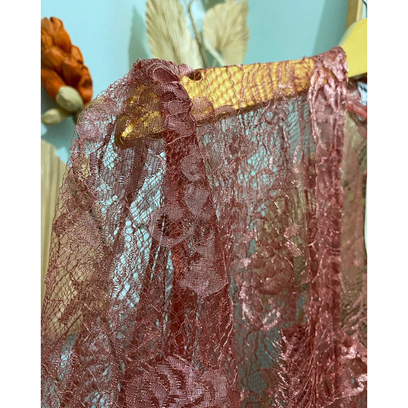 Kebaya Jumbo Brokat Metalik 3 Dimensi, Kebaya Bali Big Size, Kebaya Brokat Bali Plus Size