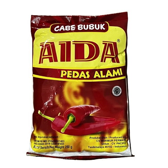 

BUMBU TABUR INSTANT / CABE BUBUK / CABAIBUBUK / CABAI / CABE / CABEBUBUK SUPER PEDAS AIDA 500 GR