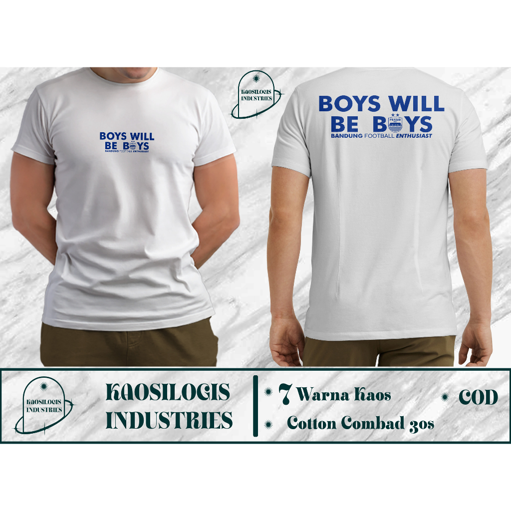 Kaos Bola Bobotoh Viking Persib Club Casual Distro Bandung Dewasa Original DB - Kaosilogis
