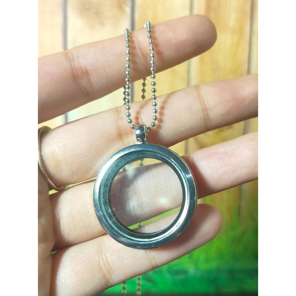 Liontin / Pendant Locket Round 3 cm