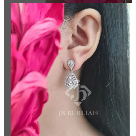 Anting Giwang Berlian Eropa Model Sabrina Setting - JB Berlian