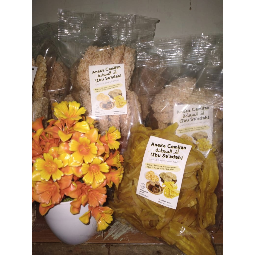 

Cemilan Keripik Pisang Gurih